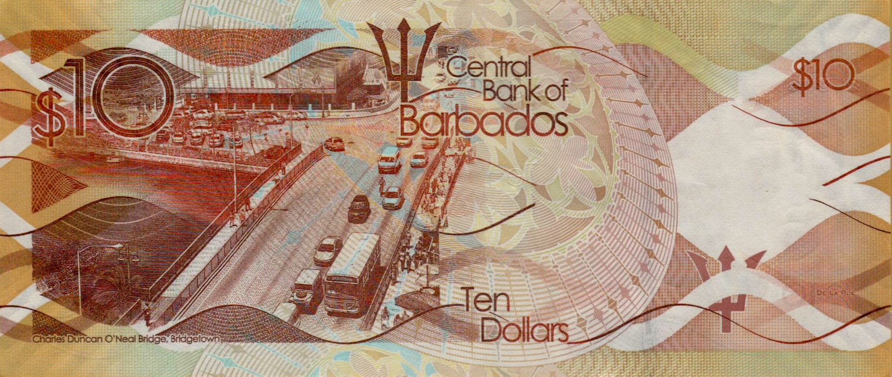 Barbados 10 2018 UNC P-75/c